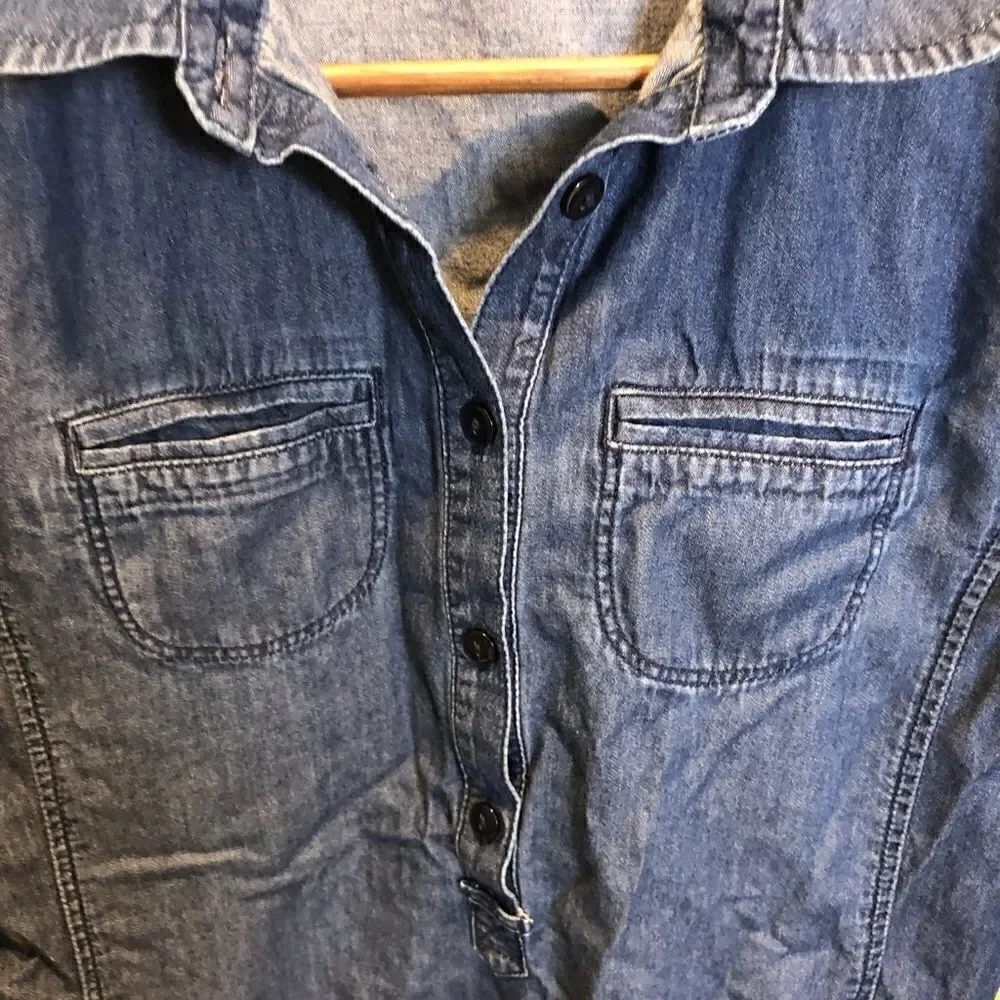 Gap‎ 1969 Girl's Long Sleeved Alexa Casual Streetwear Denim Dress Size XXL